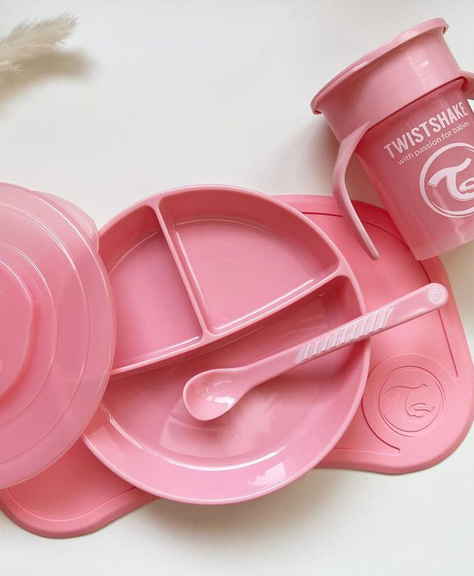 Bebisskedar 3-pack 4 mån+ / Rosa hover