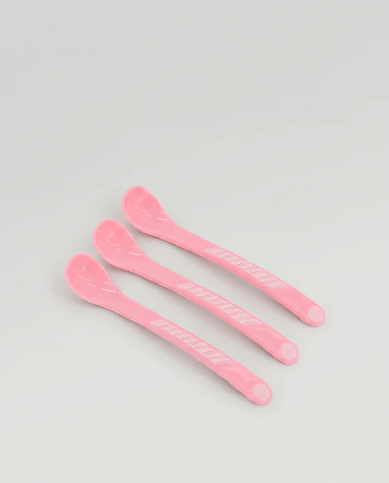 Babyskjeer 3-pack 4 mån+ / Rosa - 1
