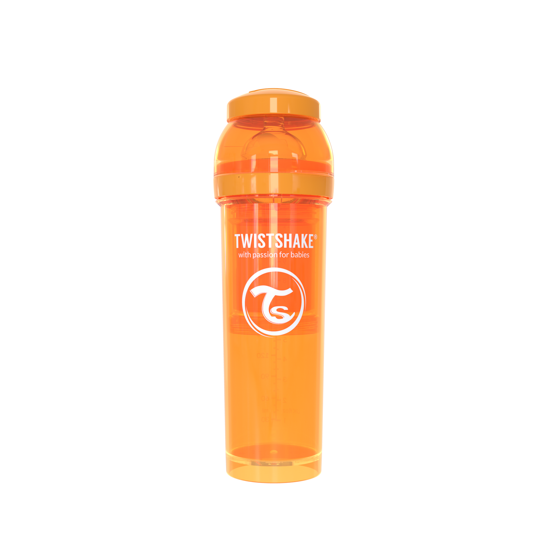 Orange 180ml Twistshake Anti-Colic Bottle