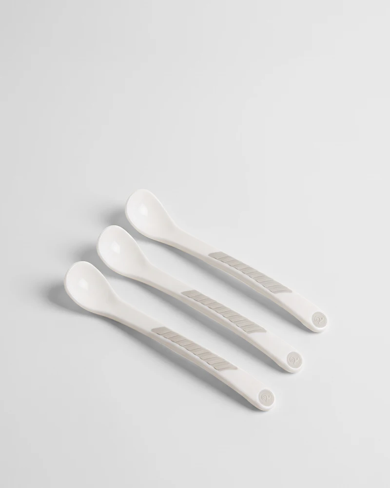 Babyskjeer 3-pack 6 mån+ / Hvit - 1