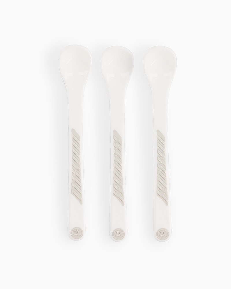 Newborn Feeding Spoon 3-pack 6 mth+ / White - 3