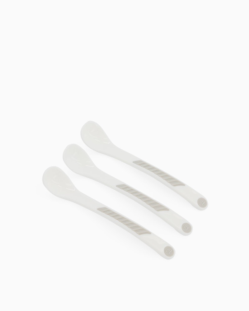 Newborn Feeding Spoon 3-pack 6 mth+ / White - 1