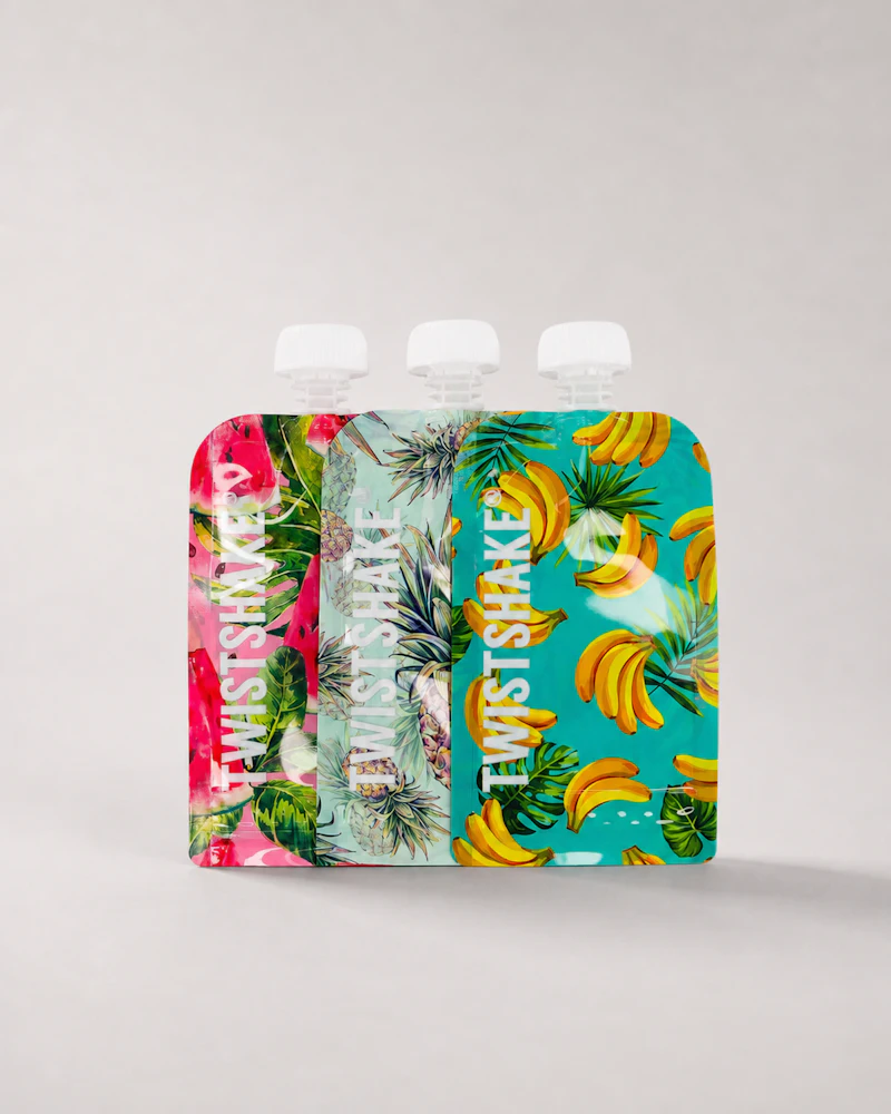 Squeeze Bags Large 3-pack 7 US fl oz / 6 mth+ / Mixed colors - 1