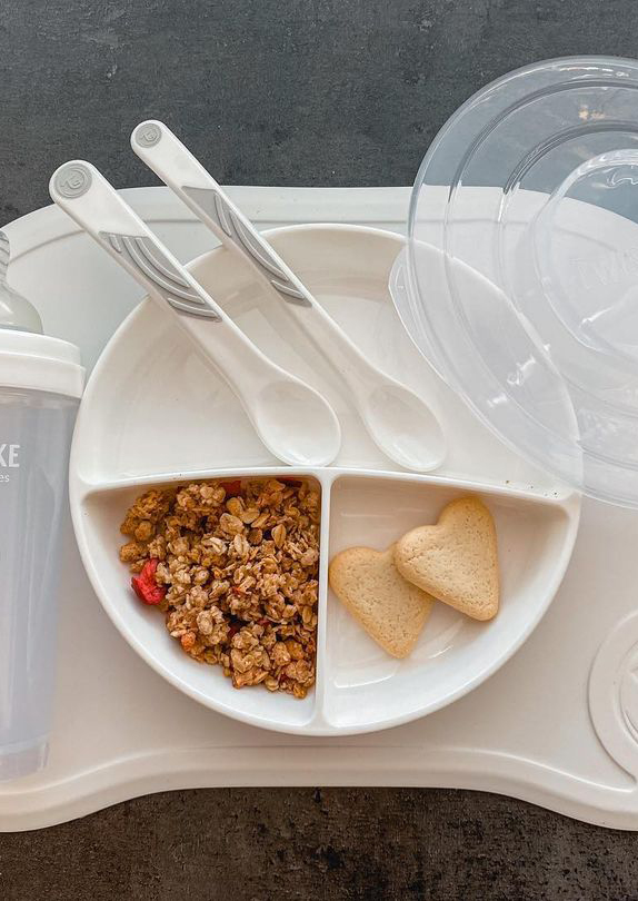 Matningsskedar 2-pack 4 mån+ / Vit hover