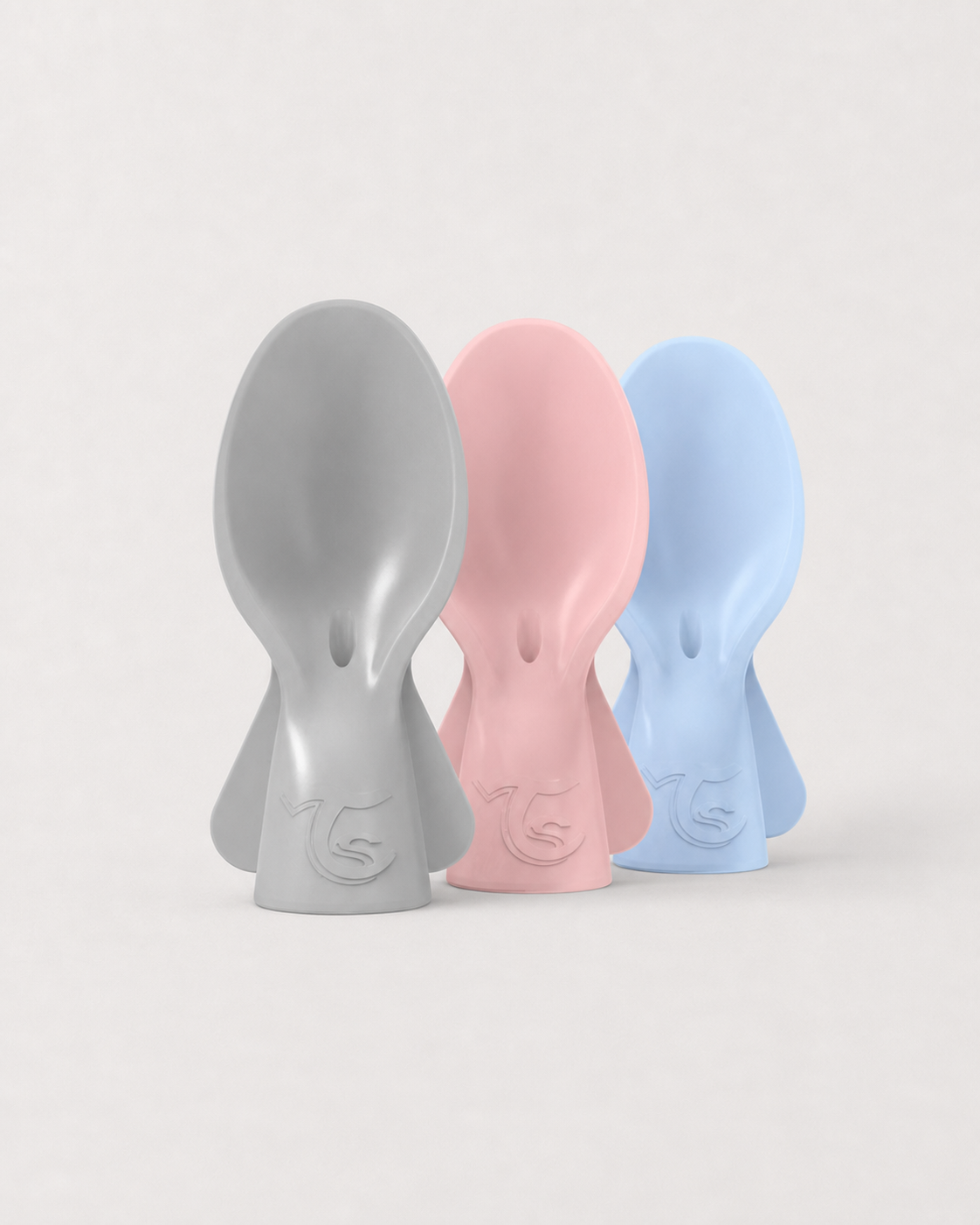 Klemmeskjeer 3-pack 6 mån+ / Blue, Grey & Pink