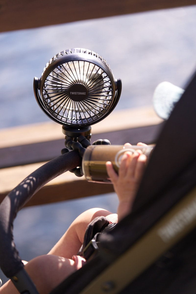 2 en 1 Ventilador Portátil & Banco de Energía 0 meses+ / Negro - 4