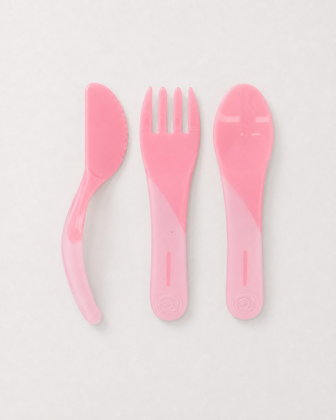 Baby Cutlery Knife Fork & Spoon 6 mth+ / Pink