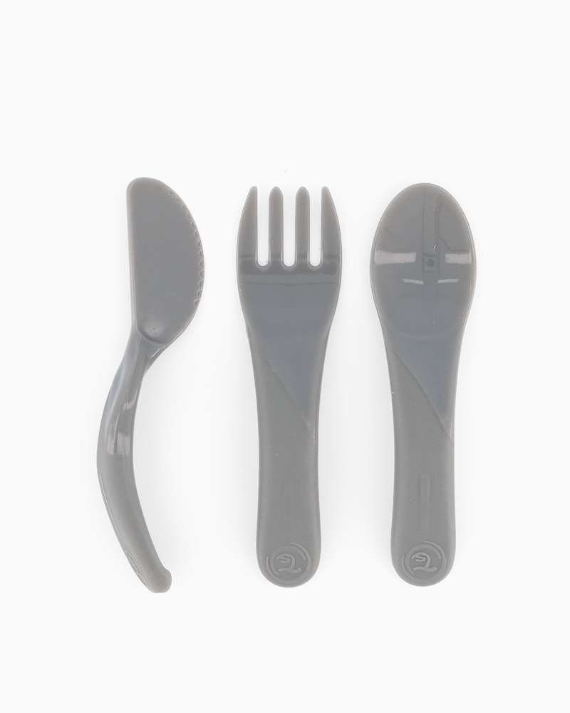 Couverts pour bébé 6 mois+ / Gris - 1