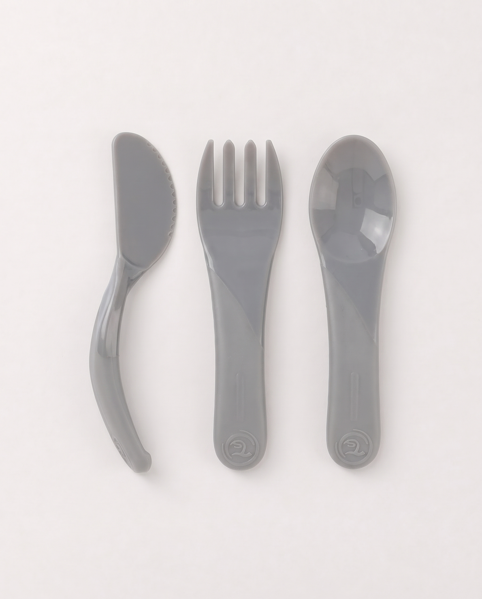 Couverts pour bébé 6 mois+ / Gris