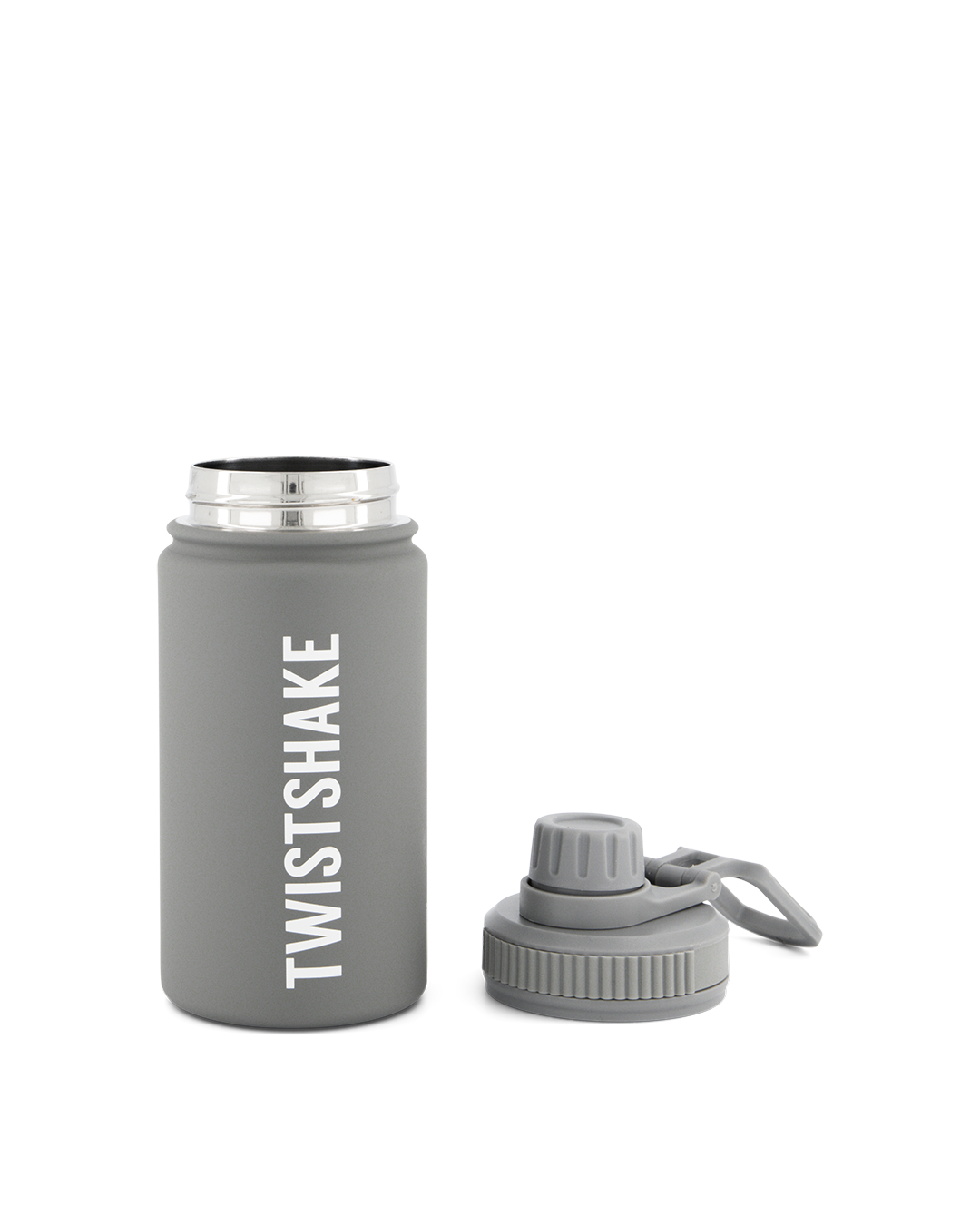 Vattenflaska rostfritt stål 12 mån+ / Grå - 3