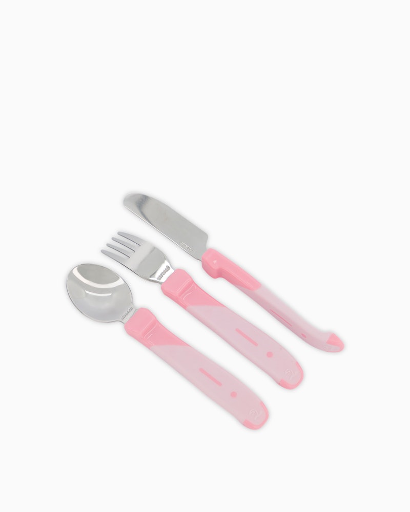 Children's Cutlery Stainless Steel 12 mth+ / Pink - 4