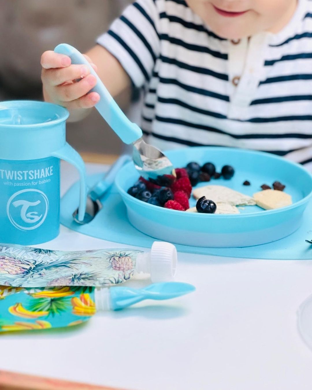 Couverts pour enfants 12 mois+ / Bleu - 2