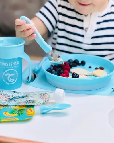 Assiette Bébé Twistshake - Ensemble Vaisselle Bébé (assiette Divisée Bol) - Sans BPA - Apprentissage Alimentaire - Bleu Bol Apprentissage Alimentaire Assiette Bébé Twistshake - Ensemble Vaisselle Bébé (assiette Divisée Bol) - Sans BPA - Apprentissage Alimentaire - Bleu Bol Apprentissage Alimentaire
