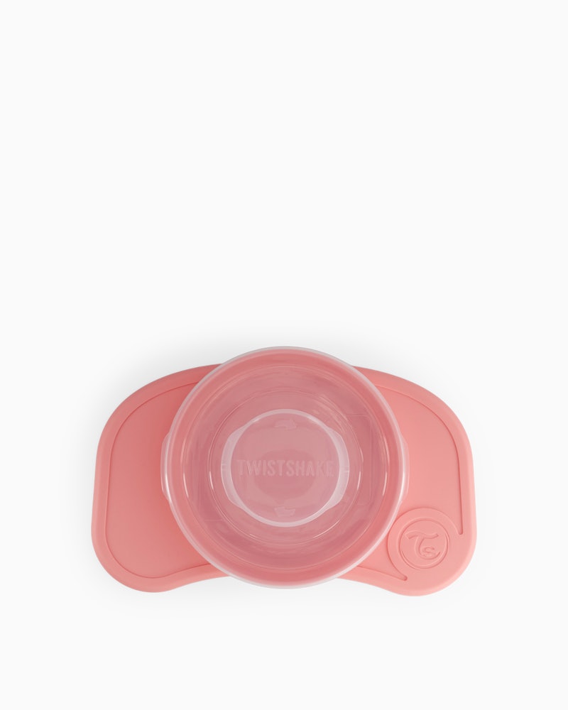 Click-Mat Mini + Tallerken 6 mån+ / Rosa - 4