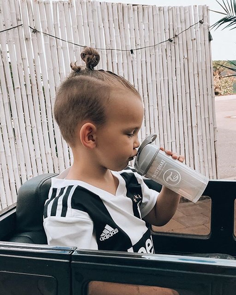 Taza con pajita 360 ml / 6 meses+ / Gris - 2