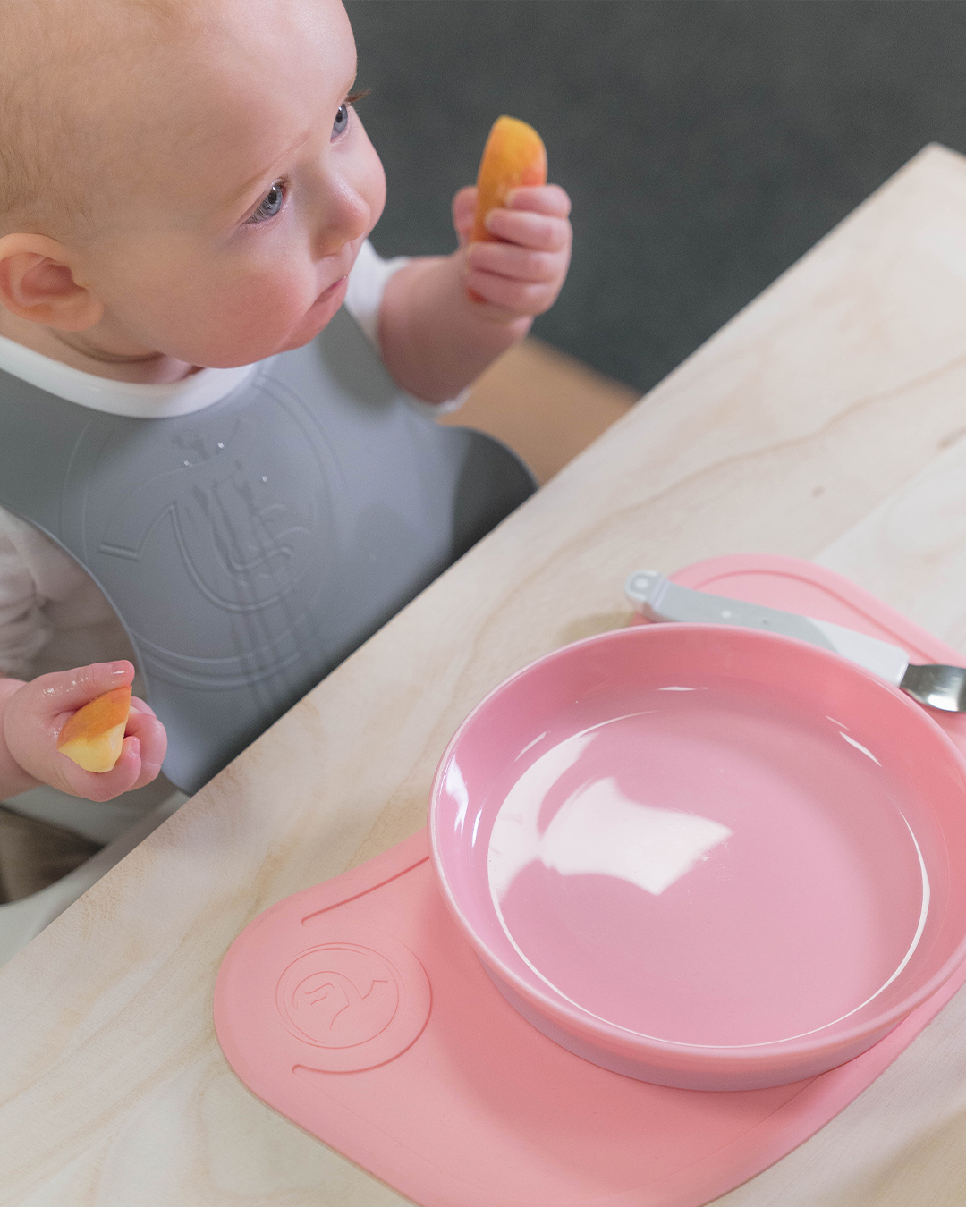 Click-Mat mini Rosa + 3 Platos 6 meses+ / Rosa - 2