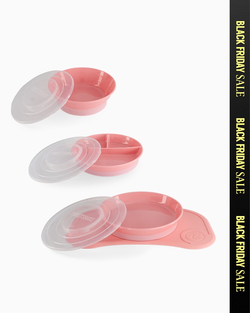 Click-Mat mini Rosa + 3 Platos 6 meses+ / Rosa - 1