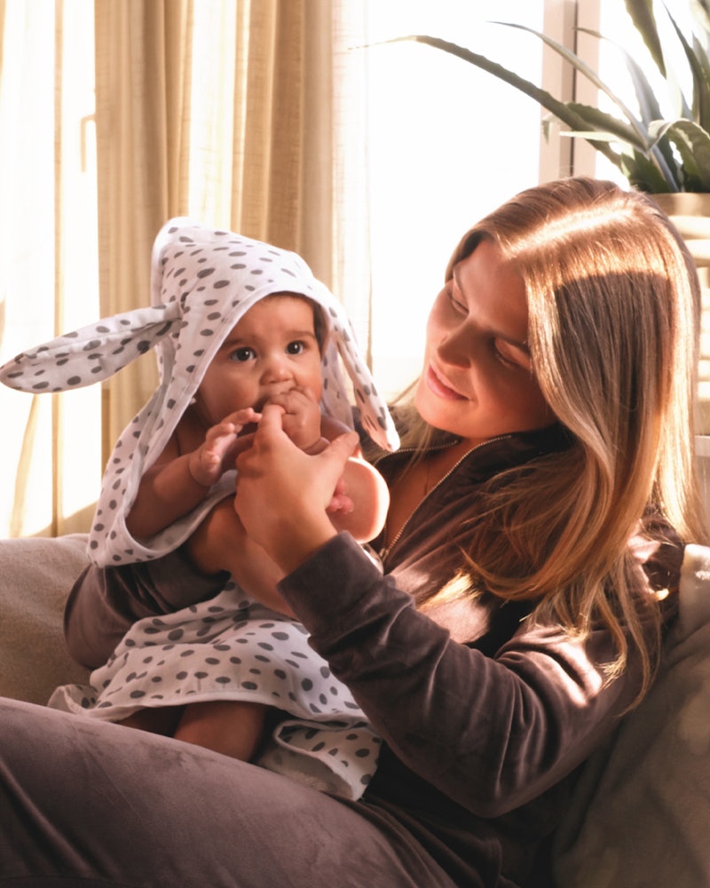 Hooded Towel Baby 0 mth+ / White - 2