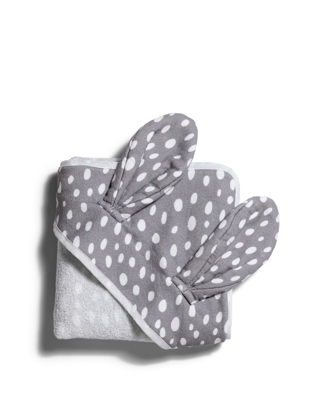 Hooded Towel Baby 0 mth+ / Grey - 3