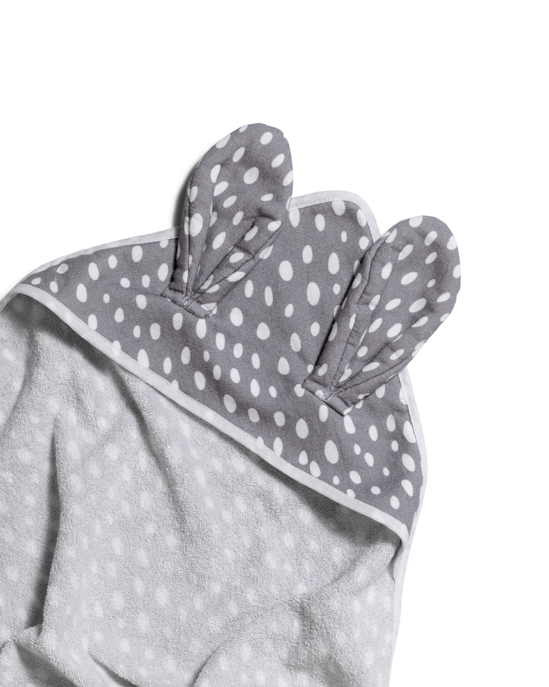 Hooded Towel Baby 0 mth+ / Grey - 4