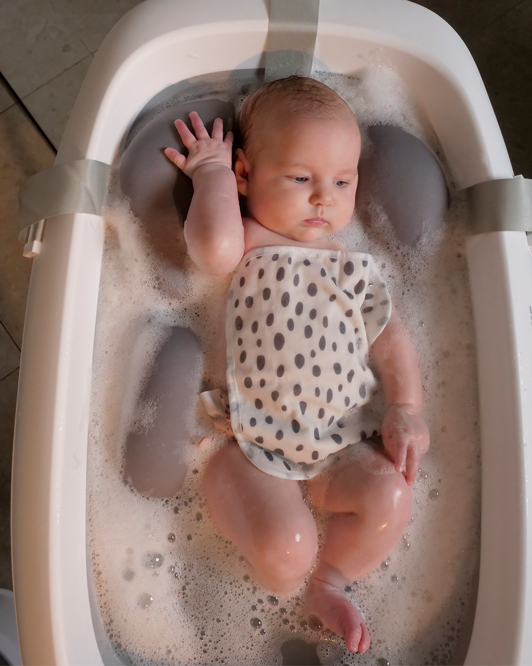 Débarbouillettes 3-p 0 mois+ / Black, White & Grey - hover