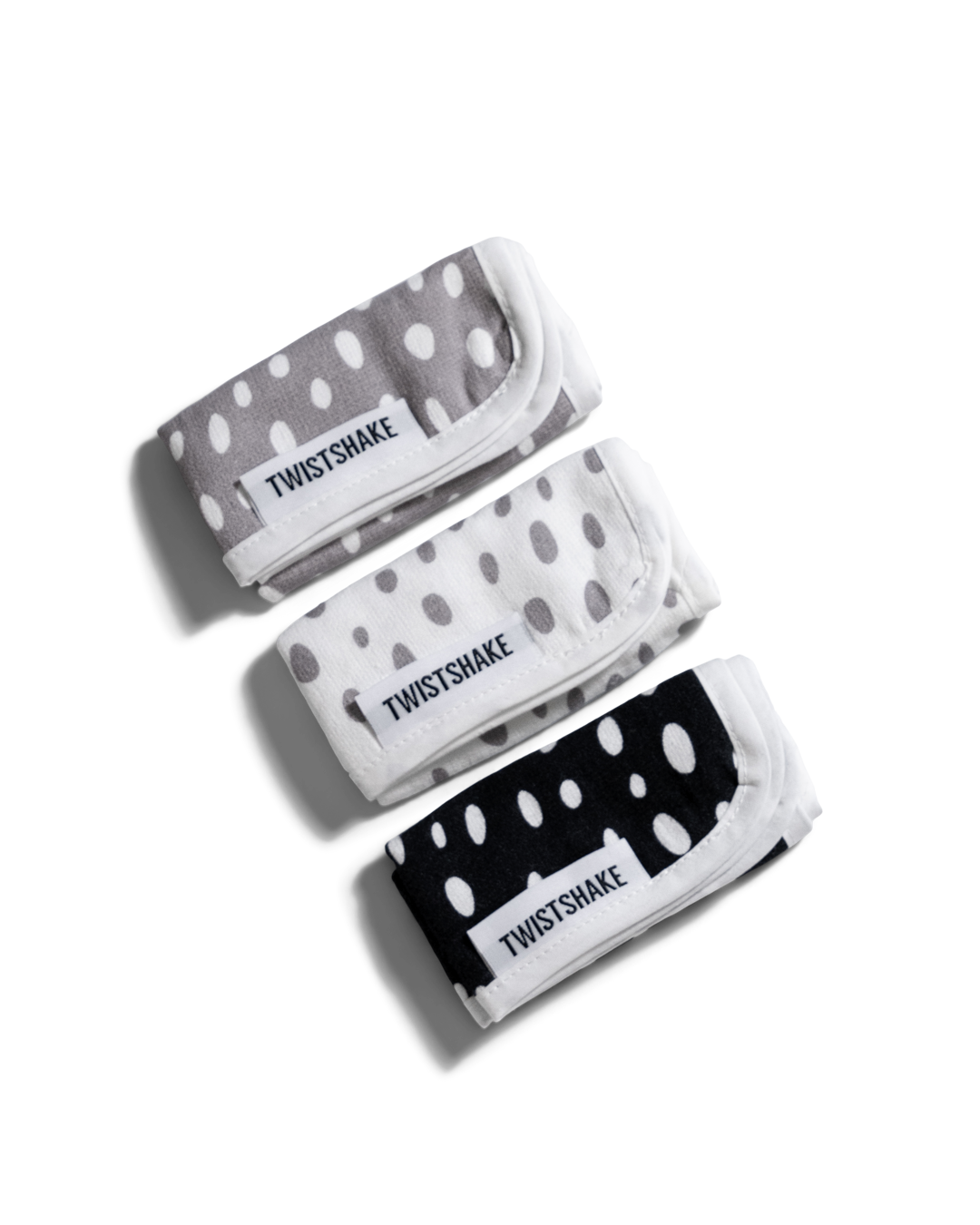 Toallas pequeñas pack de 3 0 meses+ / Black, White & Grey - 4