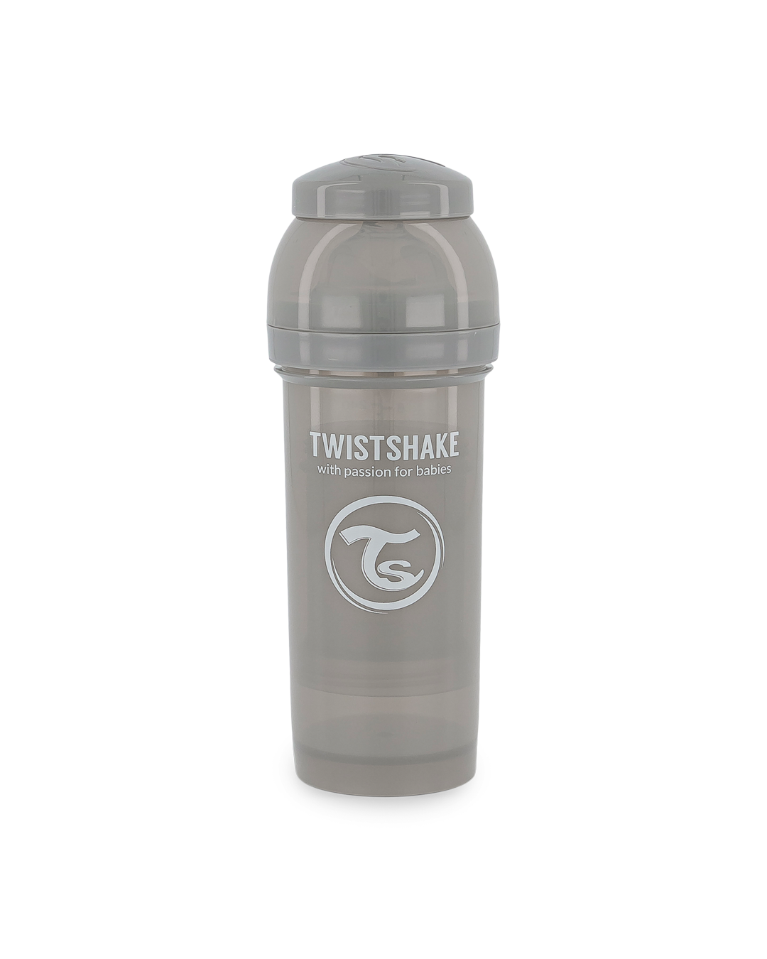Babyflaske 260ml 260 ml / 2 måned+ / Grå - 4