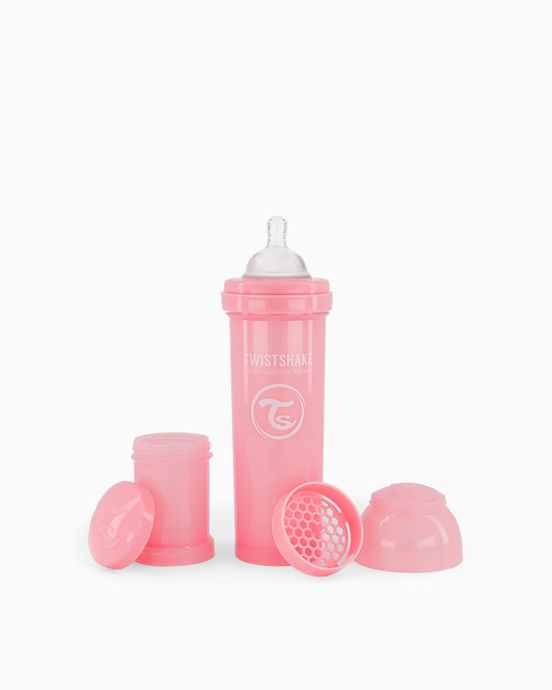 Nappflaska Anti-kolik 330 ml 330 ml / 4 mån+ / Rosa - 1