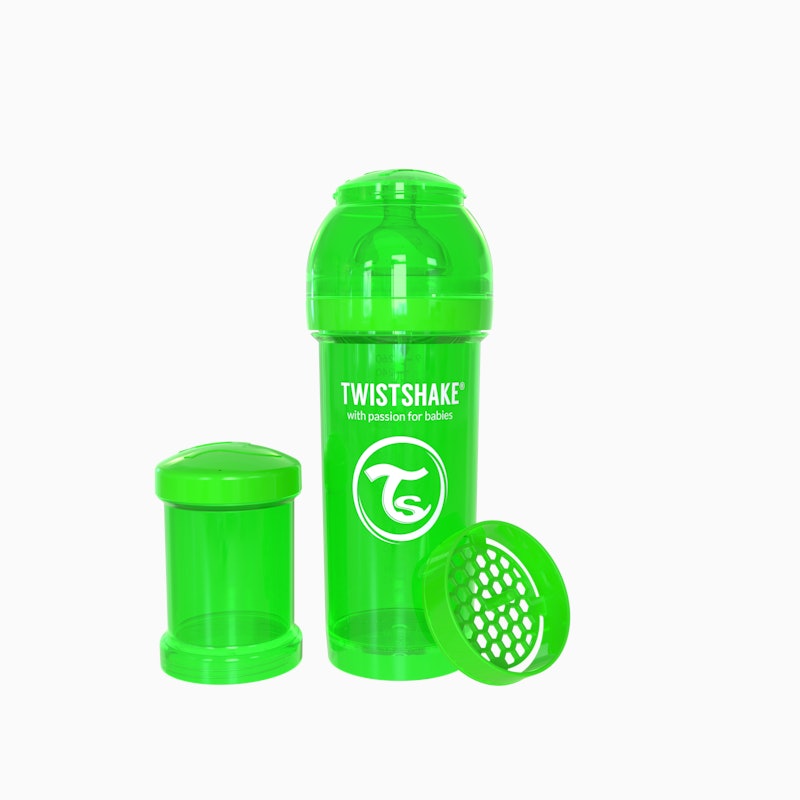 Anti-kolik Nappflaska 260ml 2 mån+ / Grön - 1