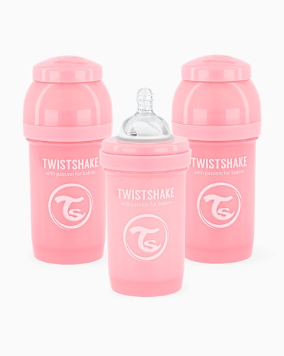 Biberon Anti-Colique 180ml 3-p 180 ml / 0 mois+ / Rose