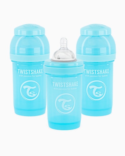 Biberon Anti-Colique 180ml 3-p 180 ml / 0 mois+ / Bleu