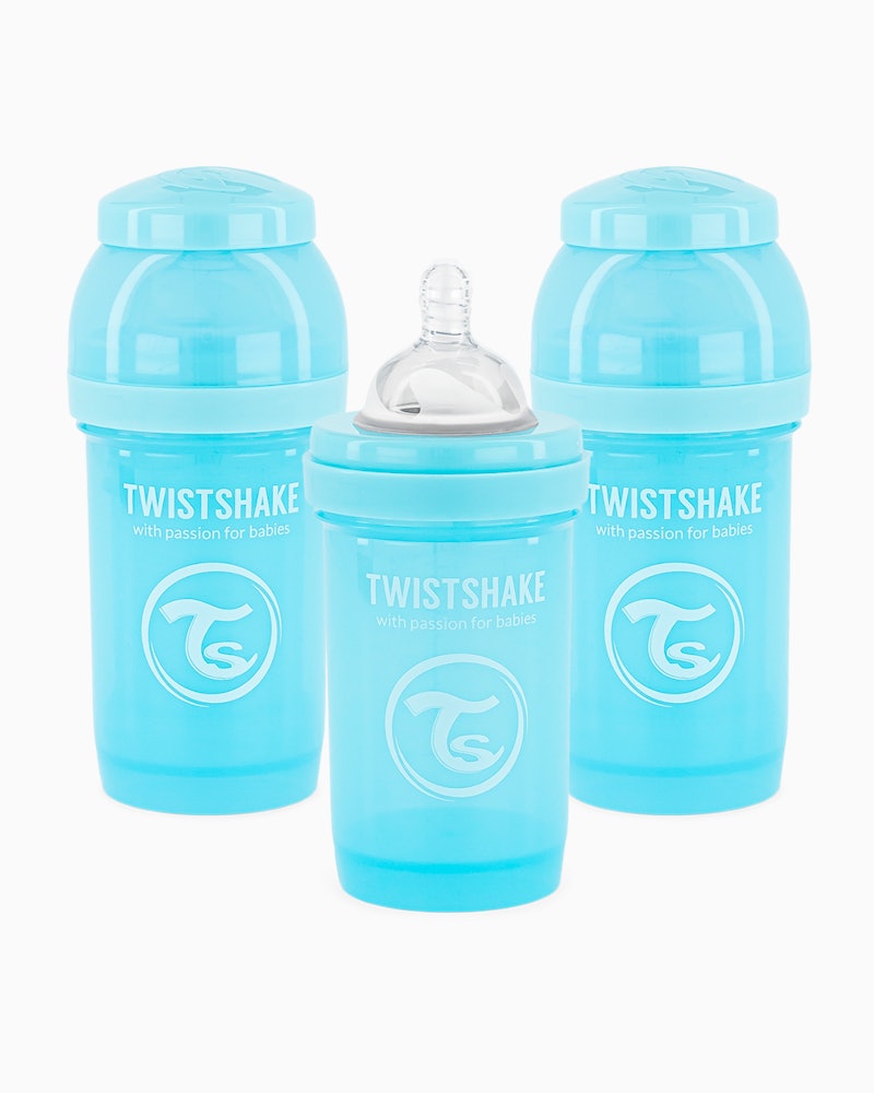 Nappflaska Anti-kolik 180 ml 3-pack 180 ml / 0 mån+ / Blå - 1