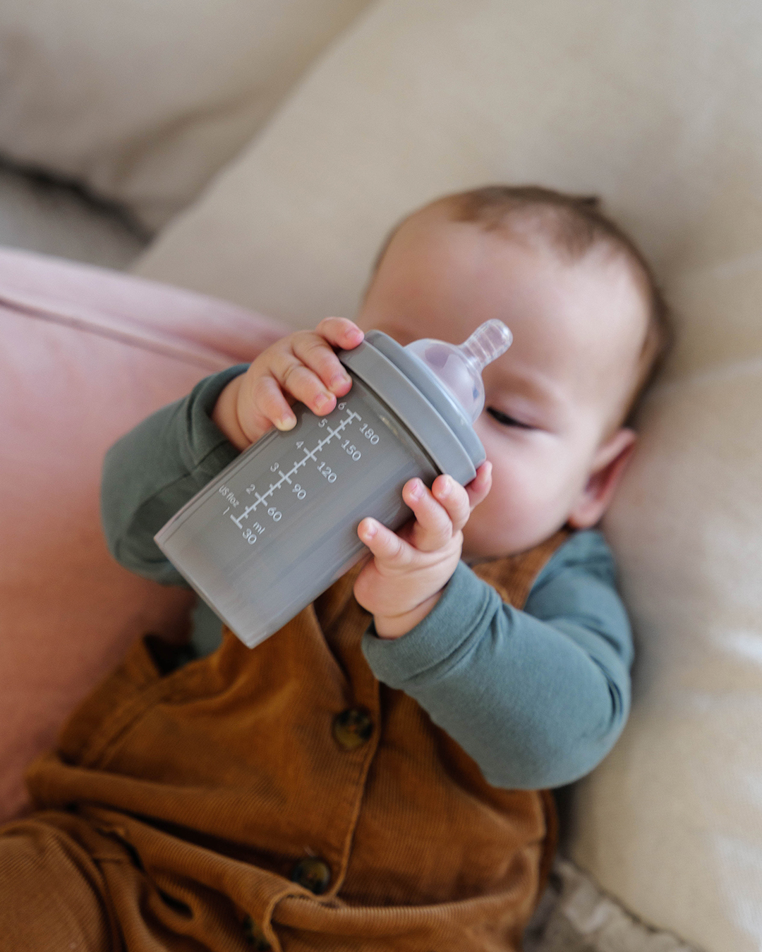 Baby Bottle Anti-Colic 180 ml 3-pack 6 US fl oz / 0 mth+ / Grey - hover