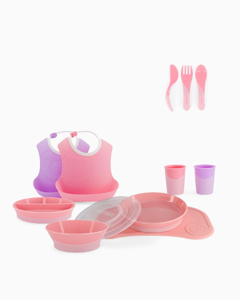 Børneservice Rosa 6 måned+ / Lyserød - 1