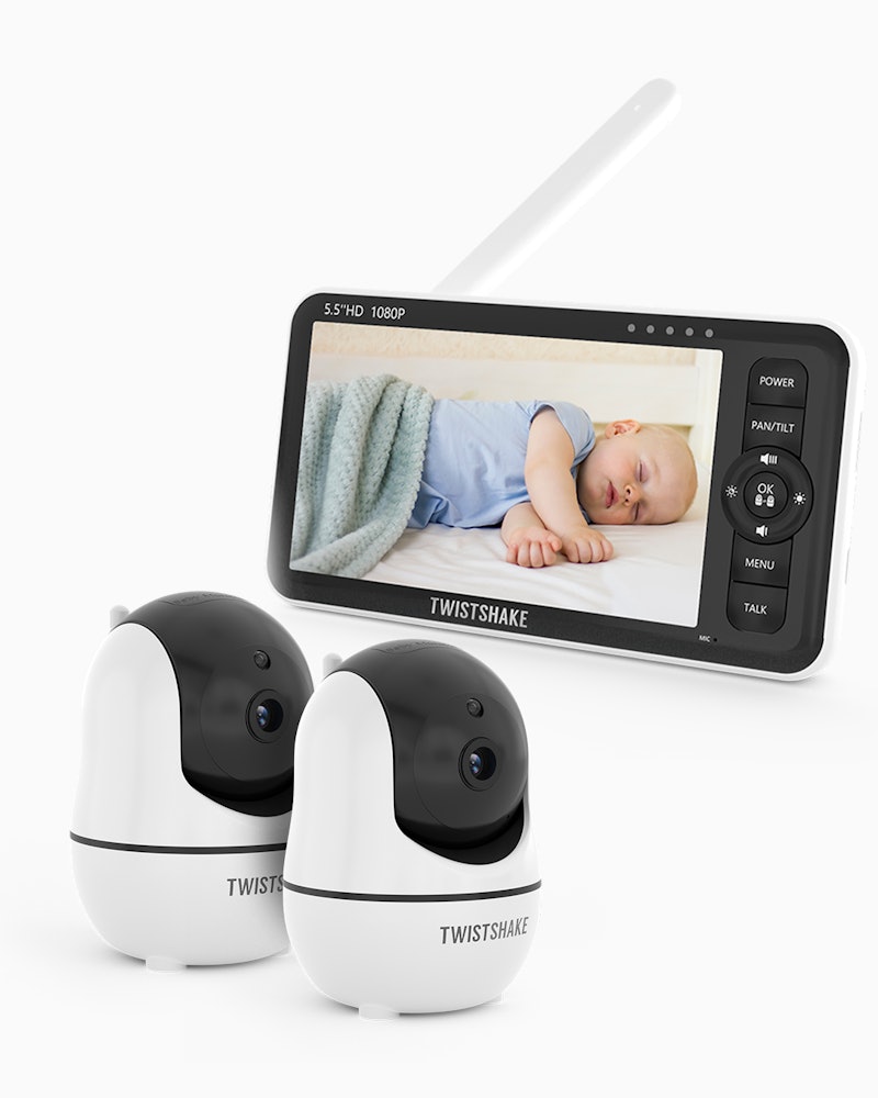 Babyphone mit zwei Kameras 0 Monate+ / Schwarz & Weiß - 1