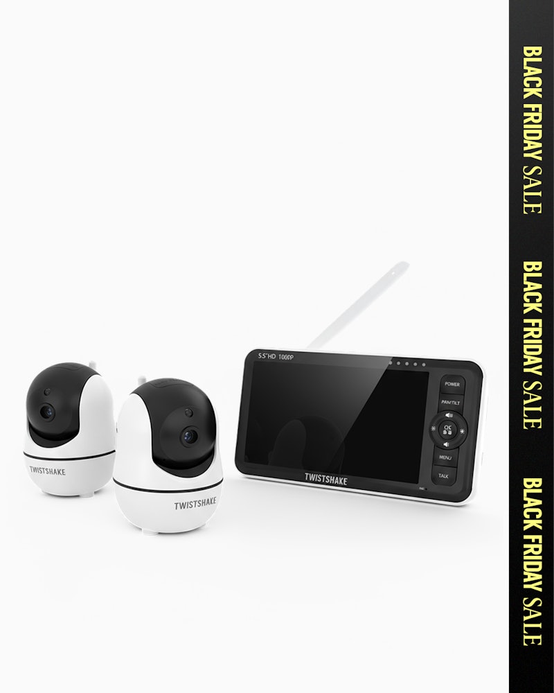 Babyphone mit zwei Kameras 0 Monate+ / Schwarz & Weiß - 1