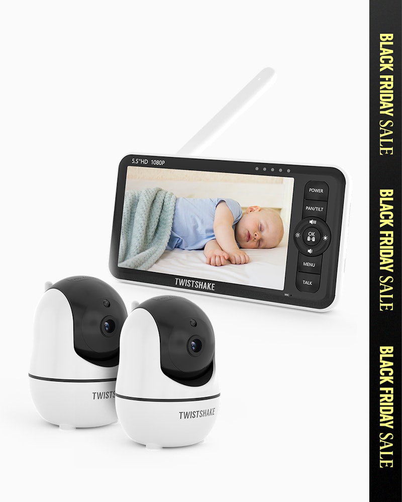 Baby Monitor med två kameror 0 mån+ / Svart & Vit - 1