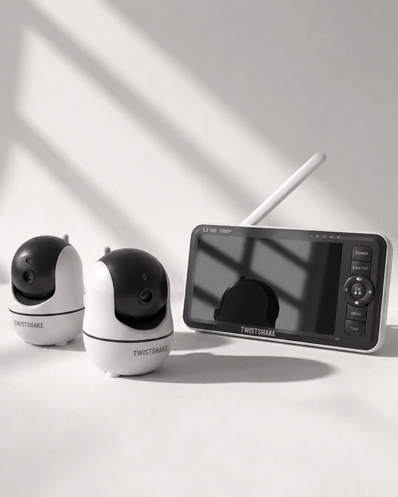 Babyphone PRO – Full HD mit zwei Kameras 0 Monate+ / Schwarz & Weiß - 1