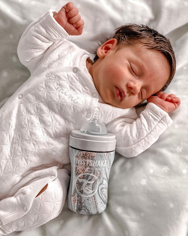 Anti-Colic Stainless Steel 260ml Marble Grey 260 ml / 2 måned+ / Outlet - 3