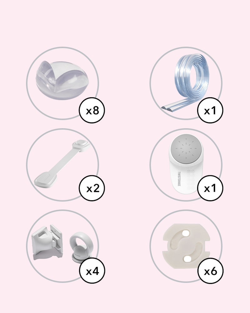 Safe Room – Child Safety Kit for the Room 0 mth+ / Grey & White - 1