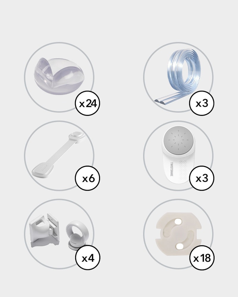 Le kit maison 0 mois+ / Gris et blanc - 1