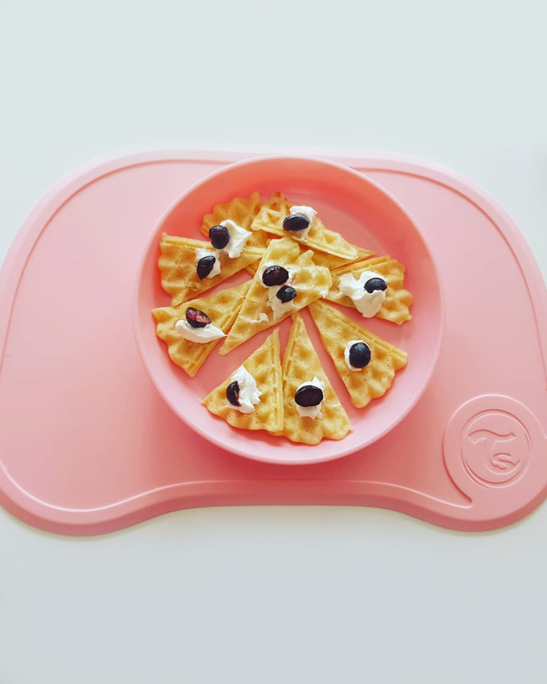 Click-Mat + Assiette 6 mois+ / Rose - hover