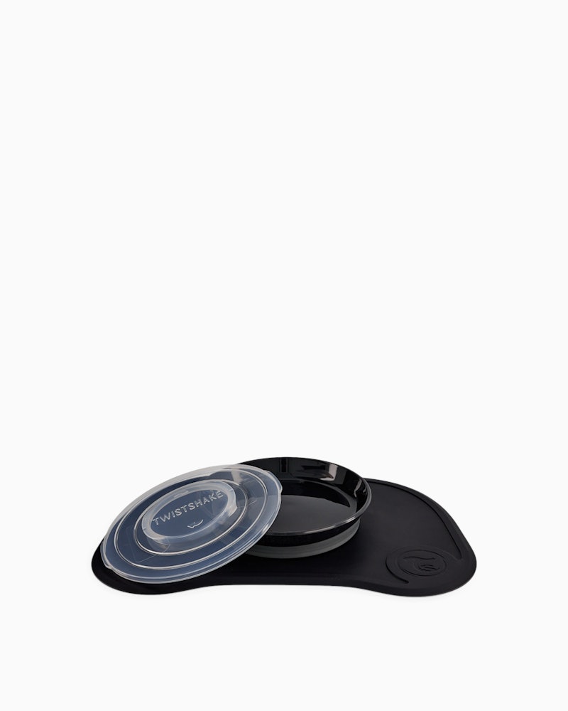 Click-Mat + Assiette 6 mois+ / Noir - 1