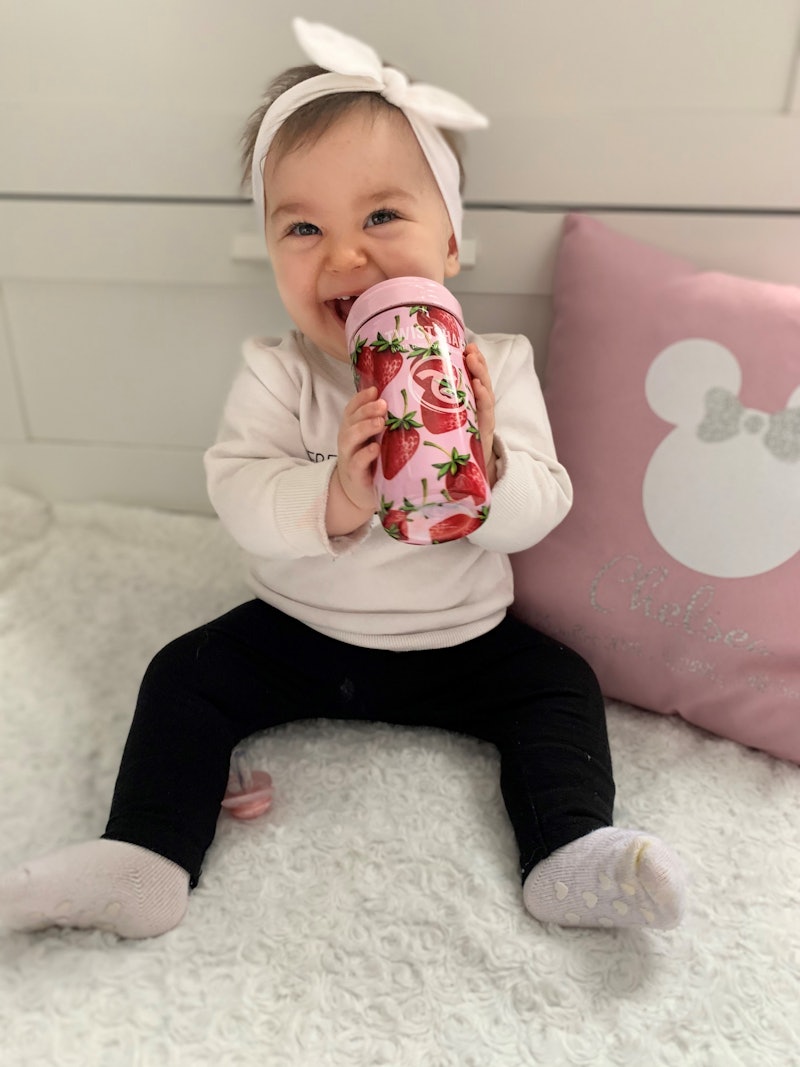 Anti-kolik Nappflaska Stål 260ml Strawberry 260 ml / 2 mån+ / Outlet - 3