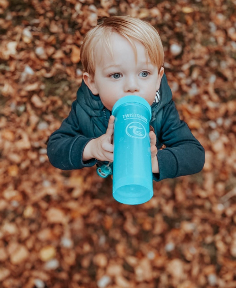 Nappflaska Anti-kolik 330 ml 330 ml / 4 mån+ / Blå - 2