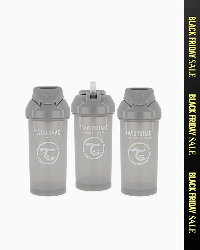Straw Cup 3-pack 6 mth+ / Grey - 1