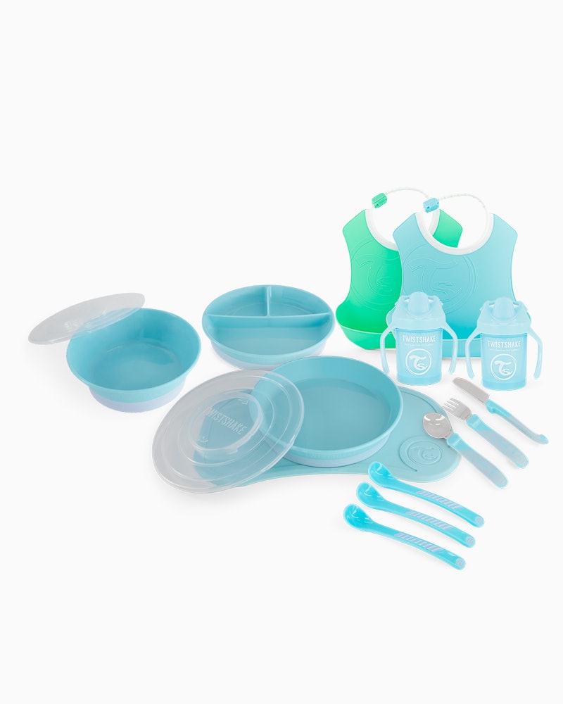 Kit vaisselle début 6 mois+ / Bleu - 1