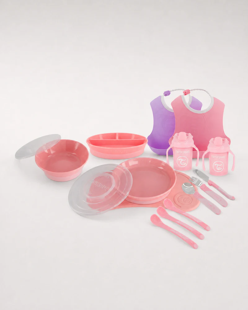 Startpakke servise 6 mån+ / Rosa - 1