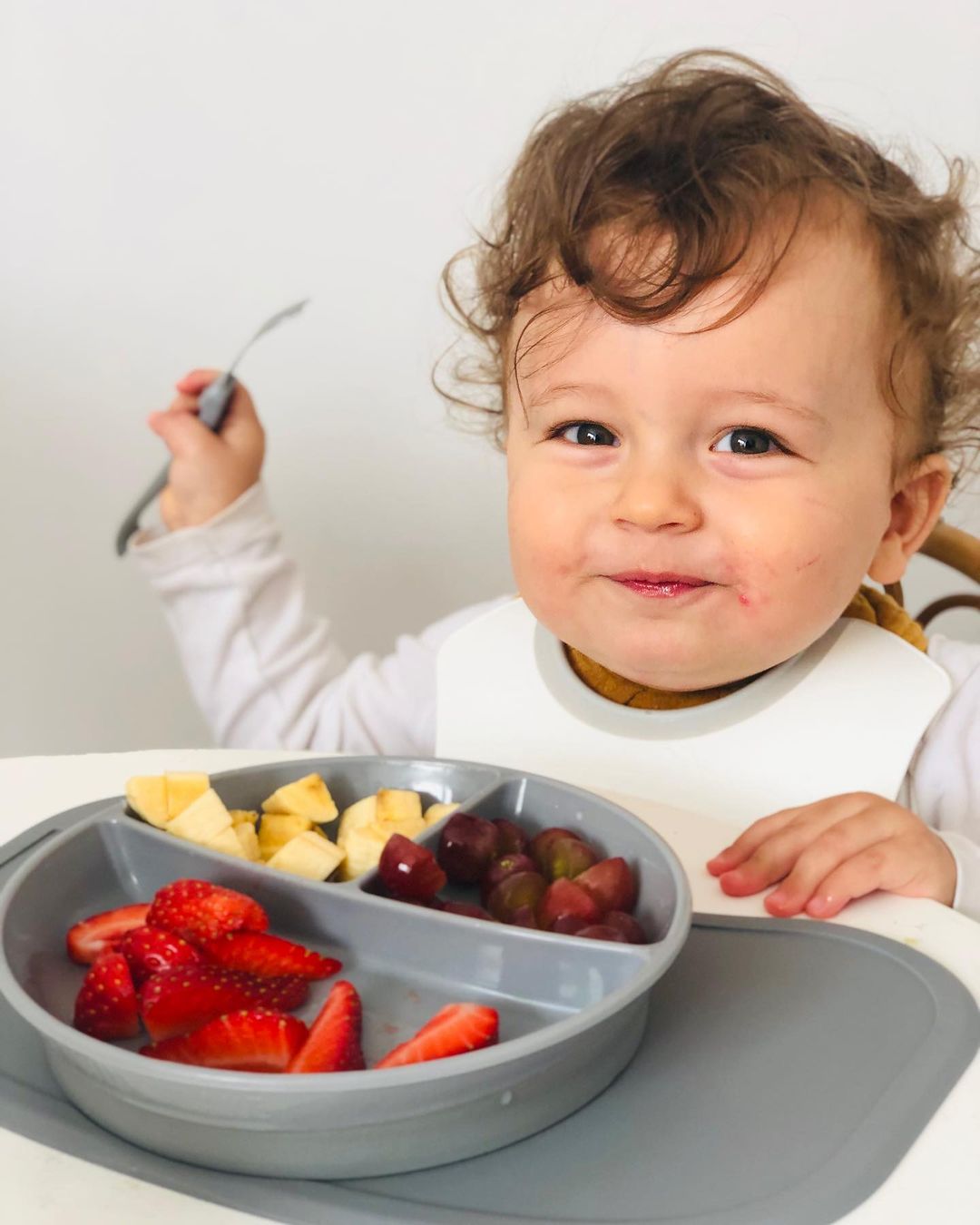 Baby Tableware starter kit 6 mth+ / Grey - hover