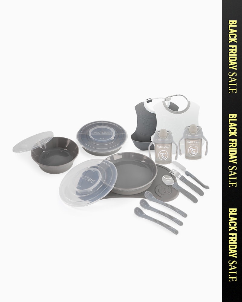 Barnservis Startkit 6 mån+ / Grå - 1